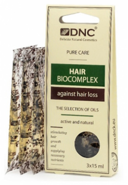 DNC Биокомплекс против выпадения волос The Selection of Oils Hair Biocomplex DNC756862