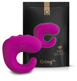 GVIBE Gring XL Sweet Raspberry Вибрирующее кольцо на палец 2 в 1 MPL196368
