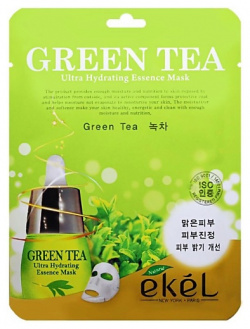 EKEL Маска для лица тонизирующая с Зеленым чаем Ultra Hydrating 25 MPL094497 E