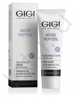 GIGI 10% гликолевый крем для всех типов кожи Nutri Peptide 50 0 MPL201661