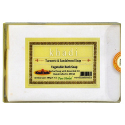 KHADI Натуральное растительное мыло Куркума и Сандал 100 0 MPL203740
