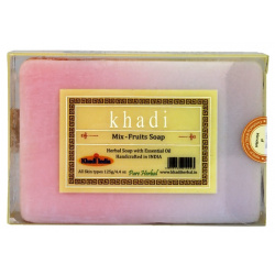 KHADI Натуральное очищающее мыло Микс Фрукты 125 MPL203746