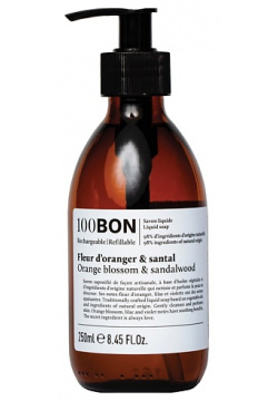 100BON Жидкое мыло Fleur DOranger & Santal Liquid savon 1BN000016