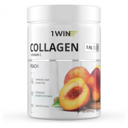 1WIN Коллаген c витамином  со вкусом персика Dietary Supplement Collagen + Vitamine Peach 1WN000022