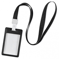 FLEXPOCKET Пластиковый карман для бейджа или пропуска на ленте MPL136228
