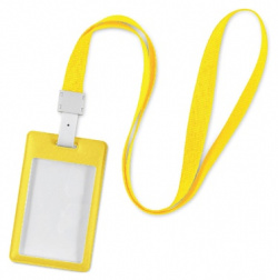 FLEXPOCKET Пластиковый карман для бейджа или пропуска на ленте MPL136168