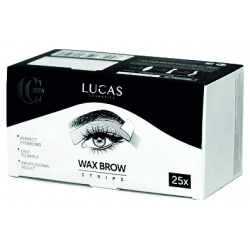 LUCAS Набор восковых полосок для коррекции бровей WAX BROW STRIPS CC LCS000213