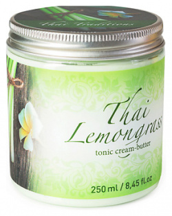 THAI TRADITIONS Крем баттер для тела увлажняющий питательный сухой кожи с маслами Лемонграсс 250 0 MPL063609