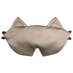 SILK MANUFACTURE Шёлковая маска для сна из 3 х видов натурального шёлка BRONZE CAT MPL222600