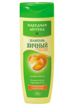 IRIS COSMETIC Шампунь для волос Народная аптека Яичный 400 0 MPL305650