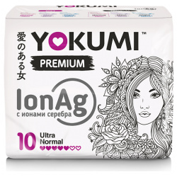 YOKUMI Прокладки женские гигиенические  Premium Ultra Normal 10 0 MPL224207