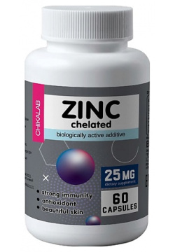 CHIKALAB Цинк хелат Zn 25 мг CKL000024