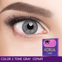 ADRIA Цветные контактные линзы  Color 2 tone Gray MPL223855