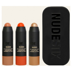 NUDESTIX Набор для макияжа лица  глаз и губ Beachy Nude Mini Kit MPL310316