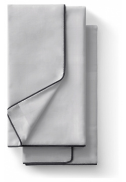 SOFT SILVER Набор наволочек Antibacterial Beauty Pillowcases  70х70 см – 2 шт Цвет: «Благородное серебро» (серый) SSL000019