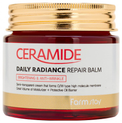 FARMSTAY Крем бальзам для лица укрепляющий c керамидами Ceramide Daily Radiance Repair Balm RMS983466