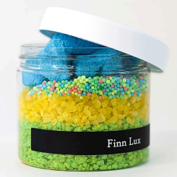FINNLUX Морская соль для ванны цветная ароматическая с жемчугом и шипучей смесью 500 0 MPL253304