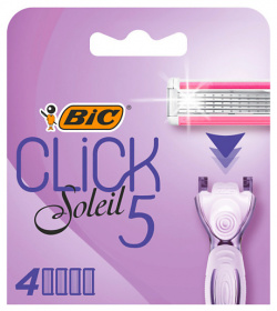 BIC Сменные кассеты для бритья 5 лезвия Click Soleil 31 MPL191467