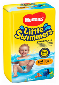HUGGIES Подгузники трусики Little Swimmers для плавания 12 18 кг 11 0 MPL258009