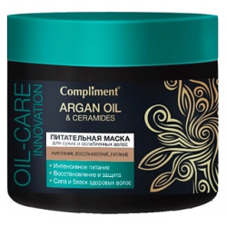 COMPLIMENT Питательная маска АRGAN OIL & CERAMIDES для сухих и ослабленных волос 300 MPL262769