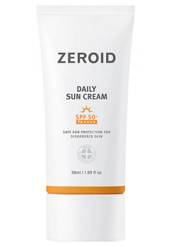 ZEROID Солнцезащитный крем для кожи SPF 50+ Daily Sun Cream ZRD000014