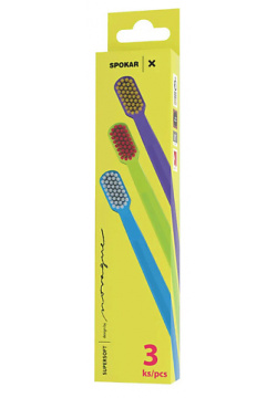 SPOKAR Набор зубных щеток с супер мягкими волокнами X ultrasoft MPL235780