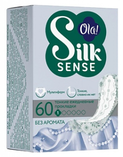 OLA  Silk Sense Ежедневные ультратонкие прокладки мультиформ без аромата 60 0 MPL271857