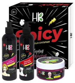 HOLY BEAUTY Гель для душа Shower Power +лосьон тела Chic happens+скраб Its a perfect slime time MPL274299