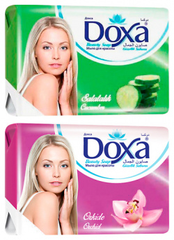 DOXA Мыло туалетное BEAUTY SOAP Орхидея  Огурец 480 MPL271271