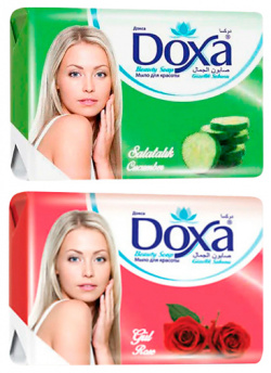 DOXA Мыло туалетное BEAUTY SOAP Роза  Огурец 480 MPL271272