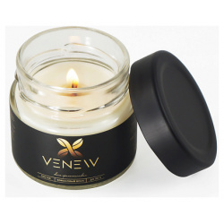 VENEW Свеча ароматическая с деревянным фитилем Ambre / Vanille 100 MPL274867 V