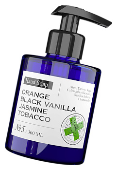 MANIAC GOURMET Мыло жидкое парфюмированное Апельсин Черная ваниль Жасмин Табак (№5) 300 MPL269543