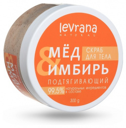 LEVRANA Скраб для тела подтягивающий "Мёд и имбирь" LEV000084