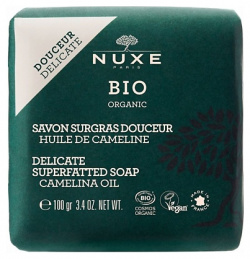 NUXE Мыло очищающее для чувствительной кожи лица и тела Bio Organic Delicate Superfatted Soap NUX785313