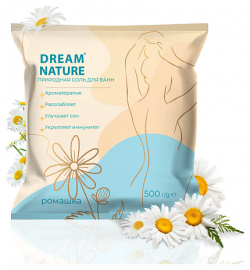 DREAM NATURE Природная соль для ванн "Ромашка" 500 0 MPL012039