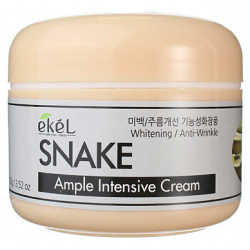 EKEL Крем для лица со Змеиным пептидом Антивозрастной Ample Intensive Cream Snake 100 MPL092193