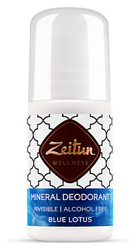 ZEITUN Дезодорант шариковый минеральный с коллоидным серебром "Голубой лотос" Ritual of Purity ZEI000113