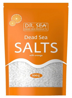 DR  SEA Натуральная минеральная соль Мертвого моря обогащенная экстрактом апельсина 500 0 MPL005896