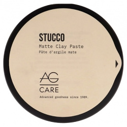 AG HAIR COSMETICS Паста для укладки волос с глиной Stucco Matte Clay Paste AGH000024