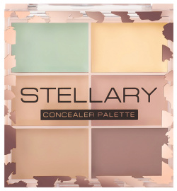 STELLARY Набор консилеров из 6 оттенков с кремовой текстурой Concealer Pallete SLR000071