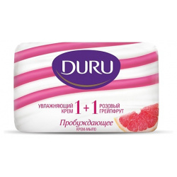 DURU Туалетное крем мыло 1+1 Увлажняющий & Розовый Грейпфрут 80 MPL077218
