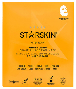 STARSKIN Маска для лица биоцеллюлозная сияния SSK000020