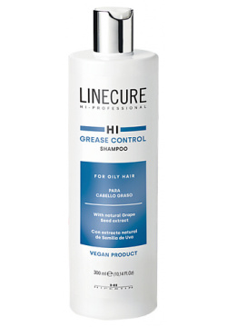 HIPERTIN Шампунь для жирных волос LINECURE Grease Control (vegan) 300 MPL063159