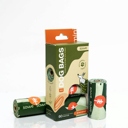 SAVVE Пакеты для выгула собак Dog Bags Mini компостируемые  с запахом фруктов 60 MPL267529