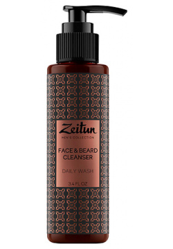 ZEITUN Гель для душа и умывания очищающий лица бороды Mens Collection  Face&Beard Cleanser ZEI000146