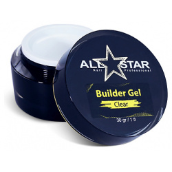 ALL STAR PROFESSIONAL Однофазный гель для наращивания ногтей  Builder Gel "Clear" MPL105908