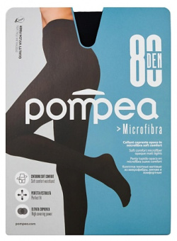 POMPEA Колготки MICROFIBRA 80 den nero MPL167756