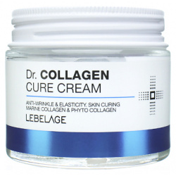 LEBELAGE Крем для лица с Коллагеном Придающий эластичность Dr Collagen Cure Cream 70 MPL086944