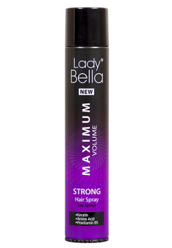 LADY BELLA Лак для волос Strong 400 0 MPL166447