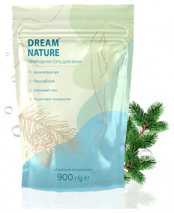 DREAM NATURE Природная соль для ванн "Хвойный концентрат" 900 0 MPL012035